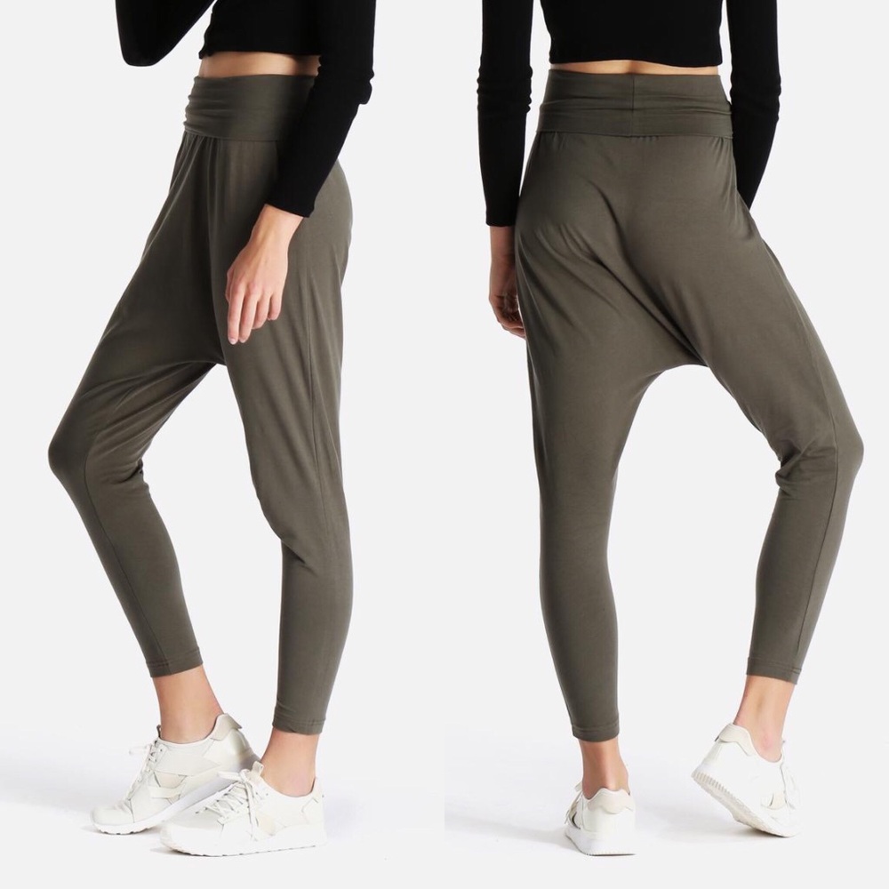 ❌SOLD❌ American Apparel Green Cotton Harem Pants